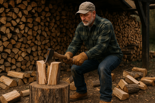 Effektiv flækning af brænde: Fra skov til brændestabel