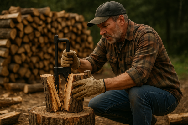 Brændekløver manuel: kraften i dine hænder