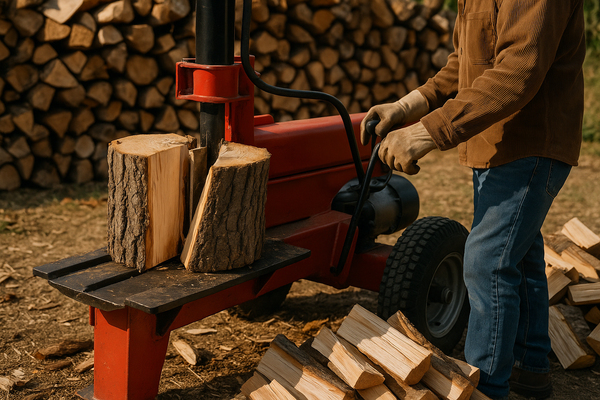 Kraftfuld kløvemaskine: din bedste ven til brændestakken