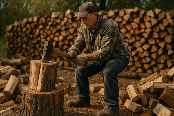 Effektiv brændekløvning: Vælg det rigtige værktøj og teknikker
