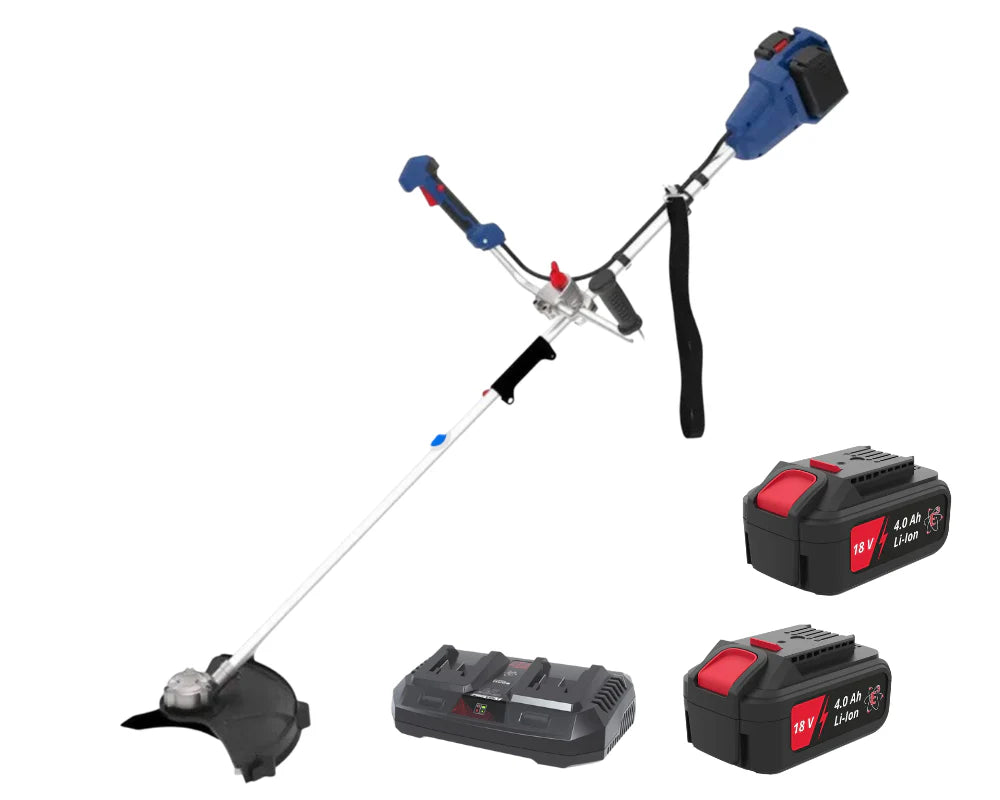 DEMO - Güde 36 volt Semiprofessionel batteri buskrydder med 2 batterier og dobbelt oplader