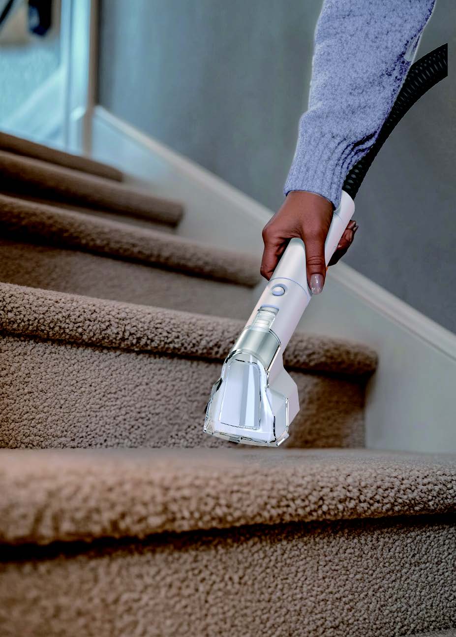 Tæpperenser på trappe